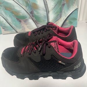 Timberland Women's Black and Pink Athletic Shoes